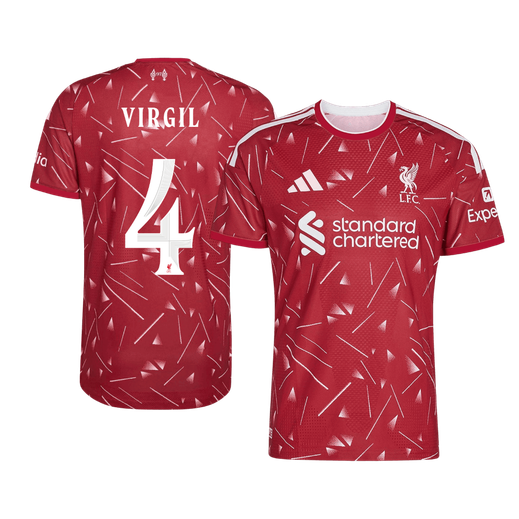 VIRGIL #4 Men's Liverpool 2026/27 Player Version Home Soccer Jersey
