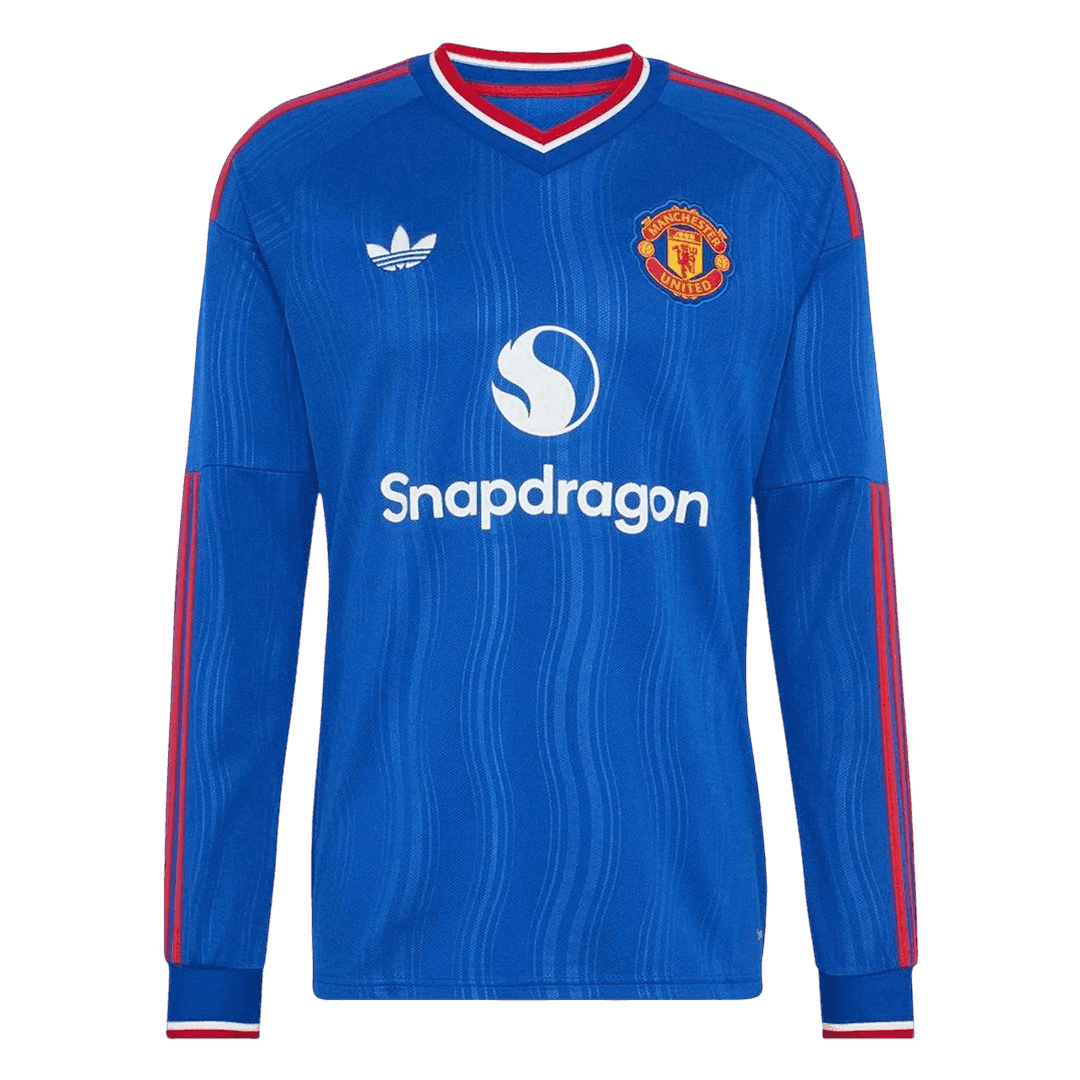 Men's Manchester United 2026/27 Away Long Sleeve Soccer Jersey-New York Soccer Shop