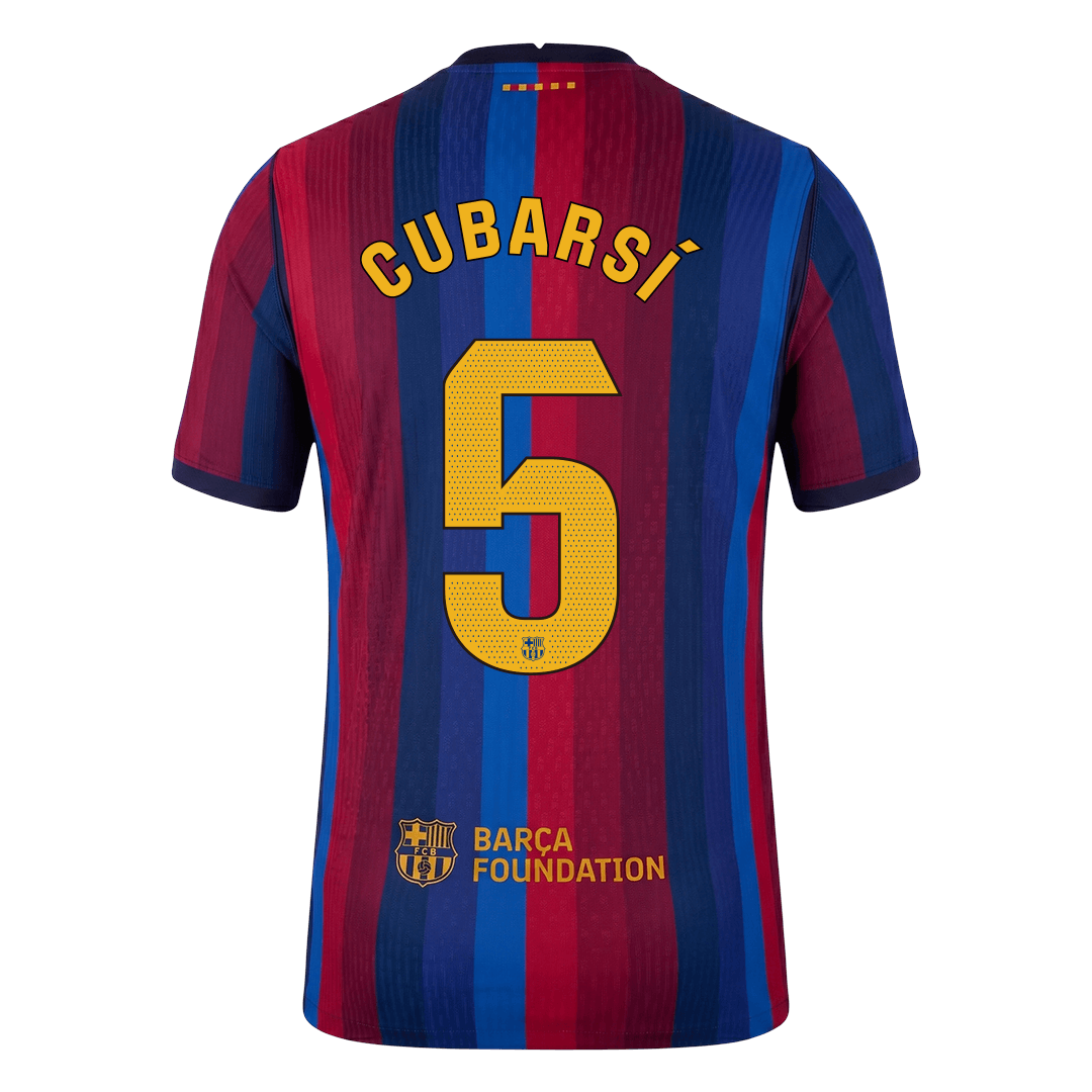 CUBARSÍ #5 Men's Barcelona UCL 2026/27 Player Version Home Soccer Jersey-New York Soccer Shop