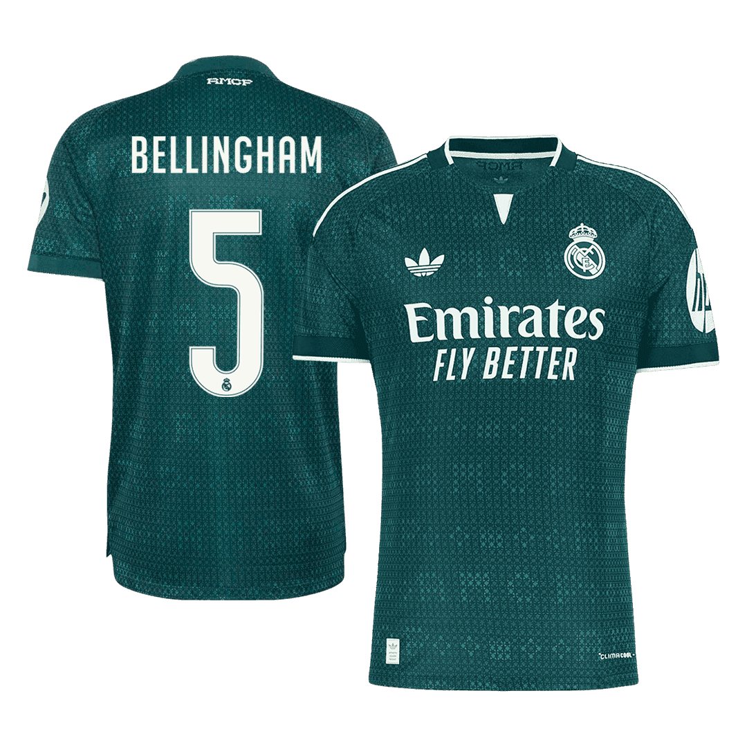 BELLINGHAM #5 Men's Real Madrid 2026/27 Player Version Away Soccer Jersey-New York Soccer Shop