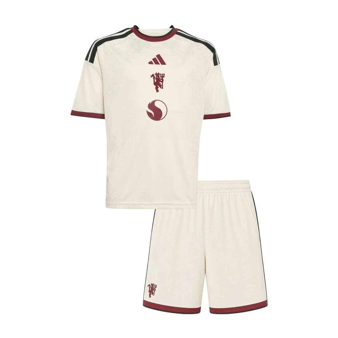 Kid's Manchester United 2026/27 Third Away Soccer Jersey Kit-New York Soccer Shop