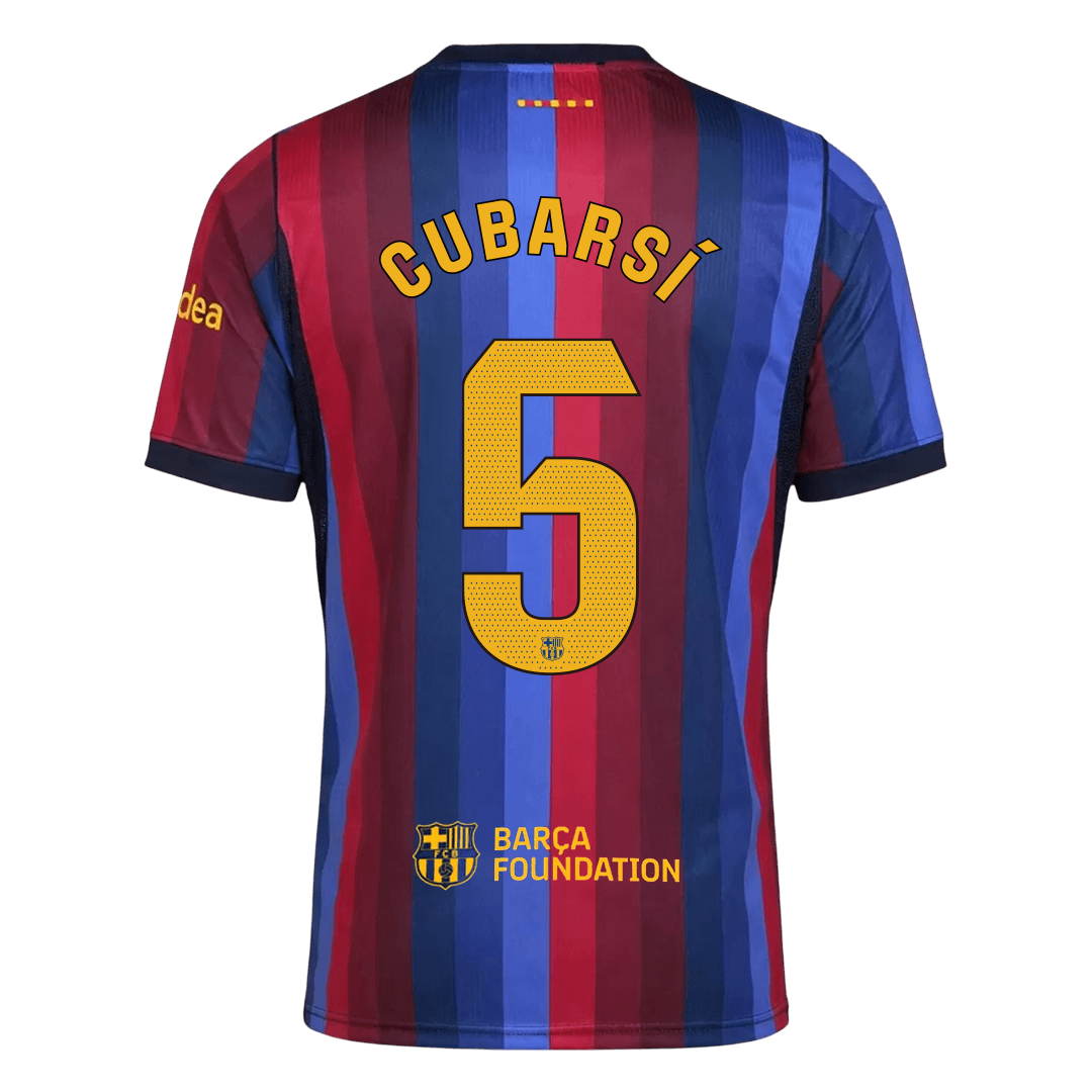 CUBARSÍ #5 Men's Barcelona 2026/27 Home Soccer Jersey-New York Soccer Shop