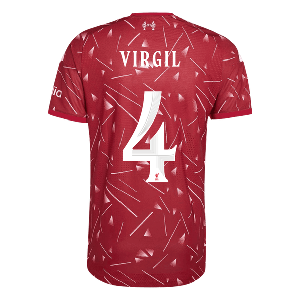 VIRGIL #4 Men's Liverpool 2026/27 Player Version Home Soccer Jersey