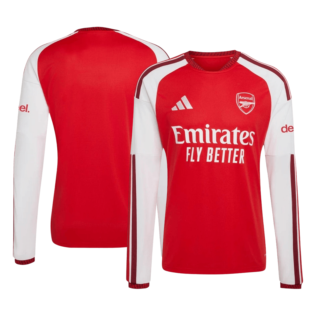 Men's Arsenal 2026/27 Home Long Sleeve Soccer Jersey-New York Soccer Shop