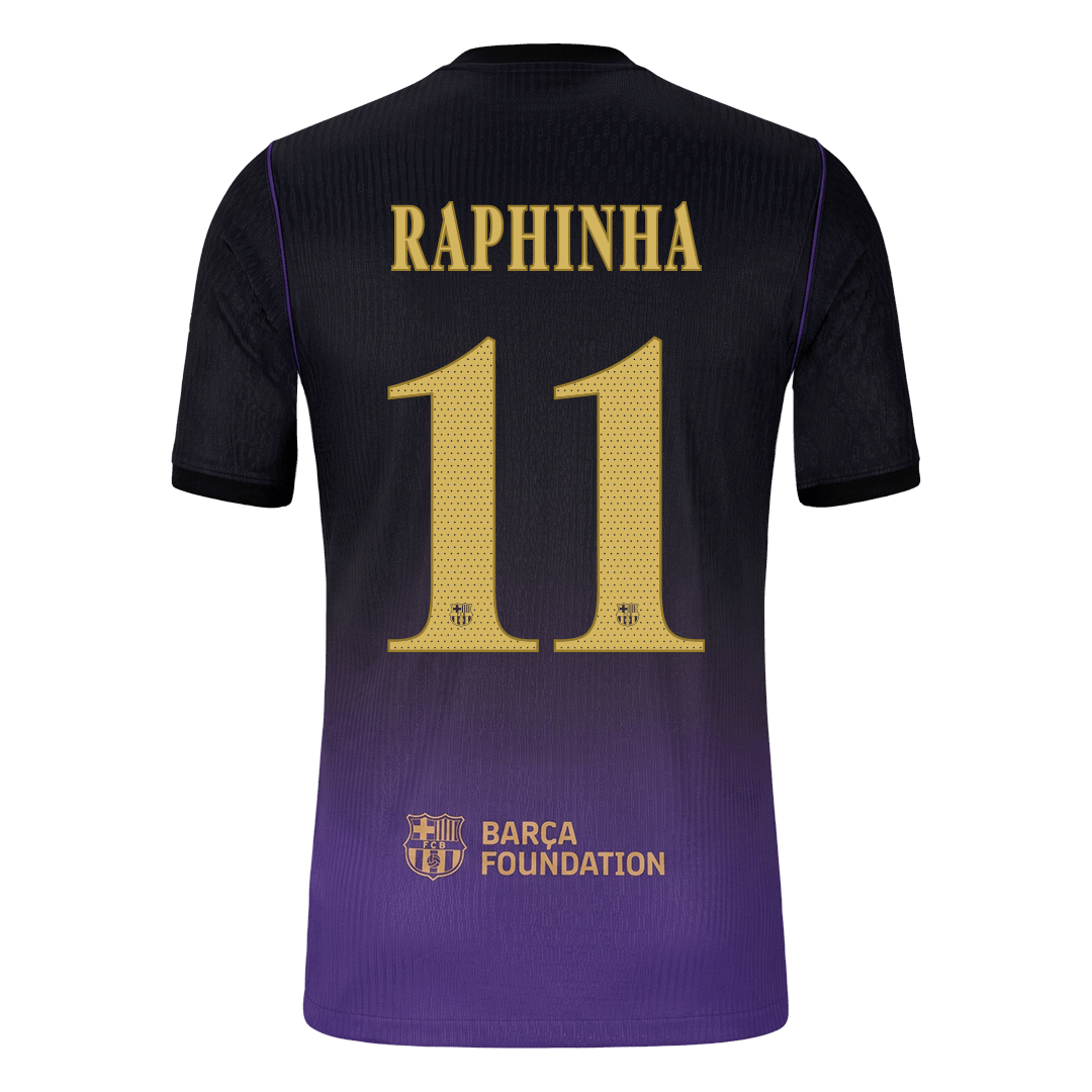 RAPHINHA #11 Men's Barcelona UCL 2026/27 Player Version Away Soccer Jersey-New York Soccer Shop
