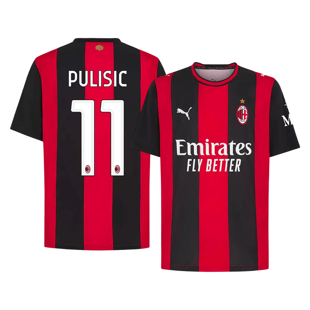 PULISIC #11 Men's AC Milan 2026/27 Home Soccer Jersey-New York Soccer Shop