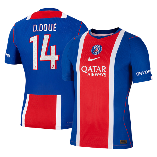 D. DOUÉ #14 Men's PSG 2026/27 Player Version Home Soccer Jersey-New York Soccer Shop