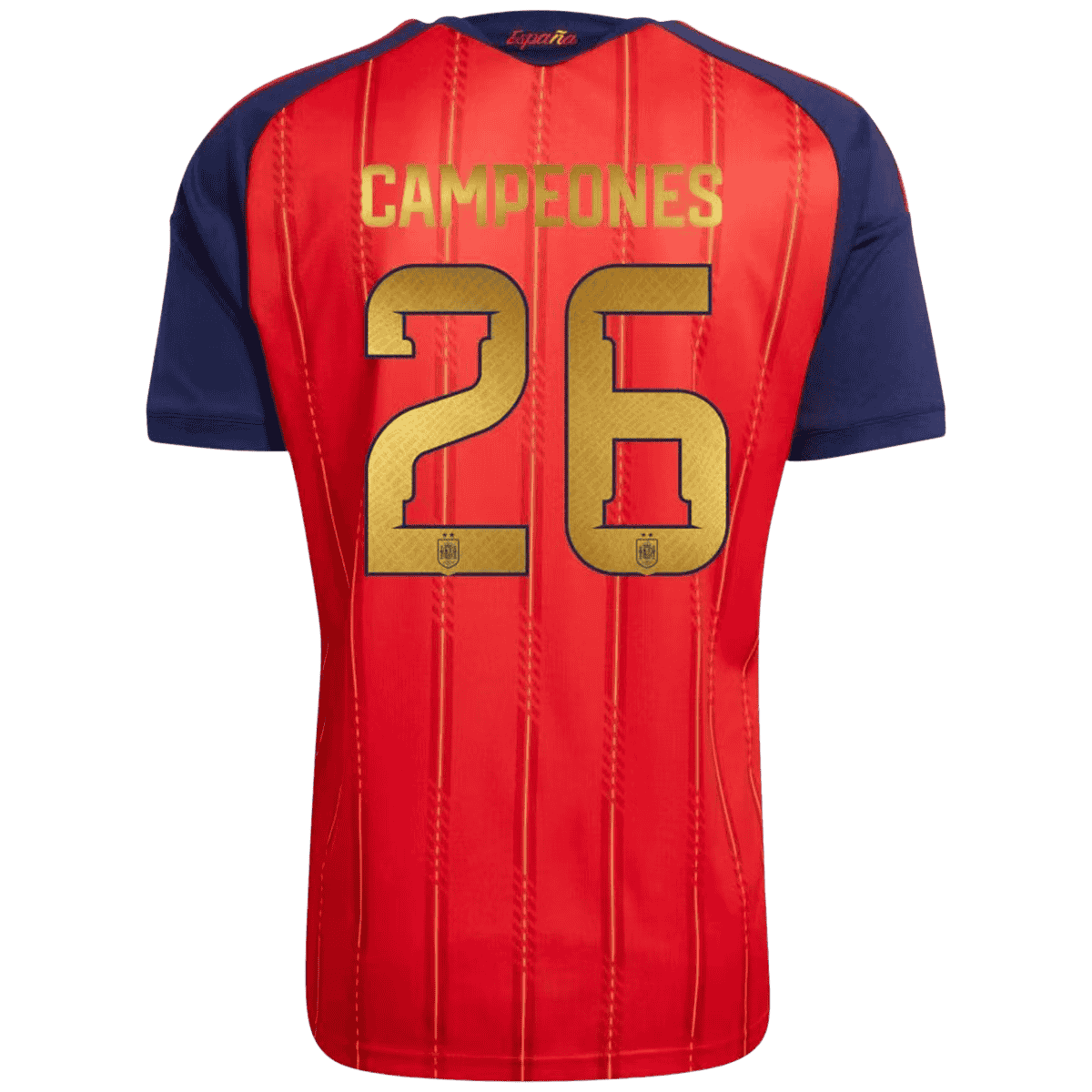 CAMPEONES #26 Men's Spain World Cup 2026 Home Soccer Jersey [PREMIUM]