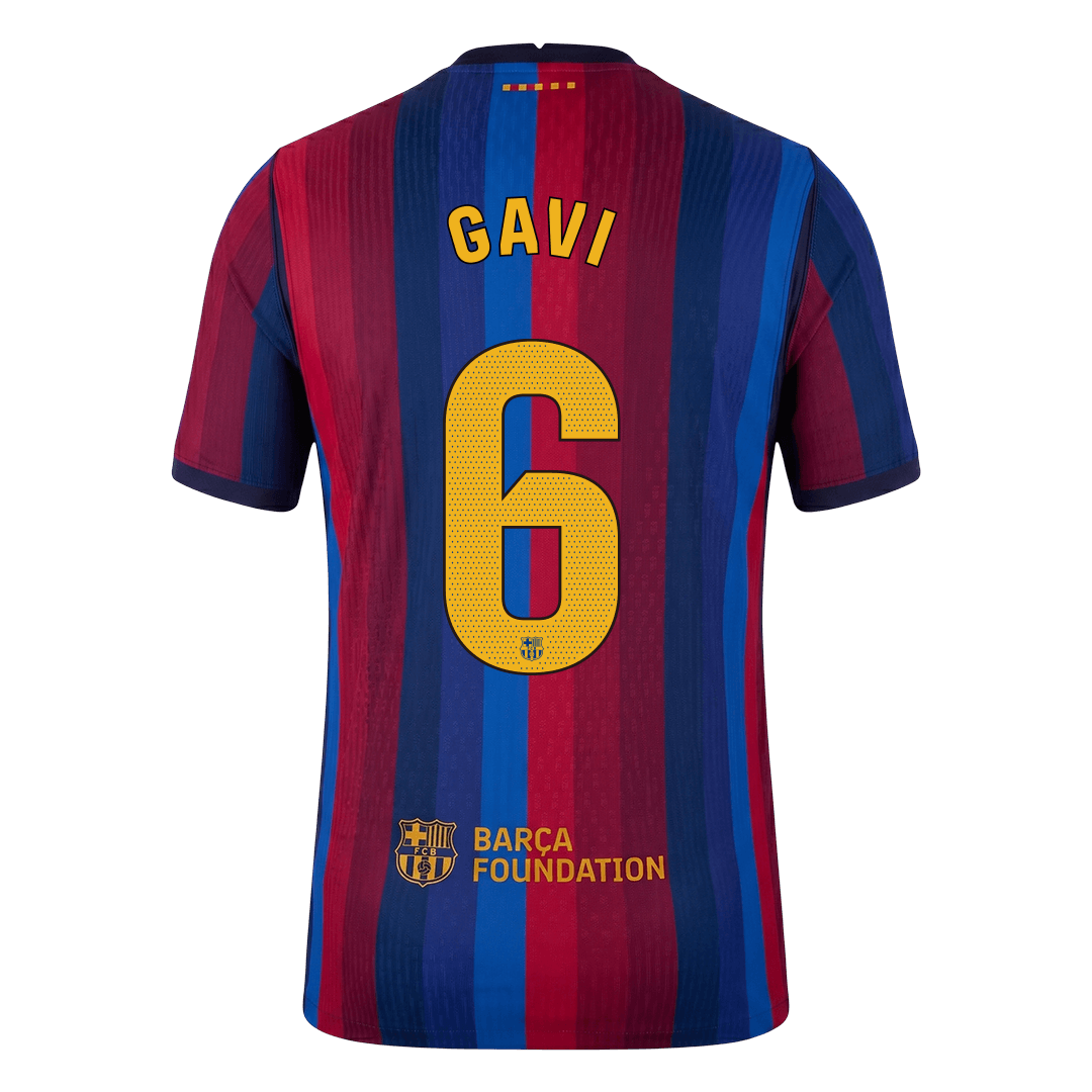 GAVI #6 Men's Barcelona UCL 2026/27 Player Version Home Soccer Jersey-New York Soccer Shop