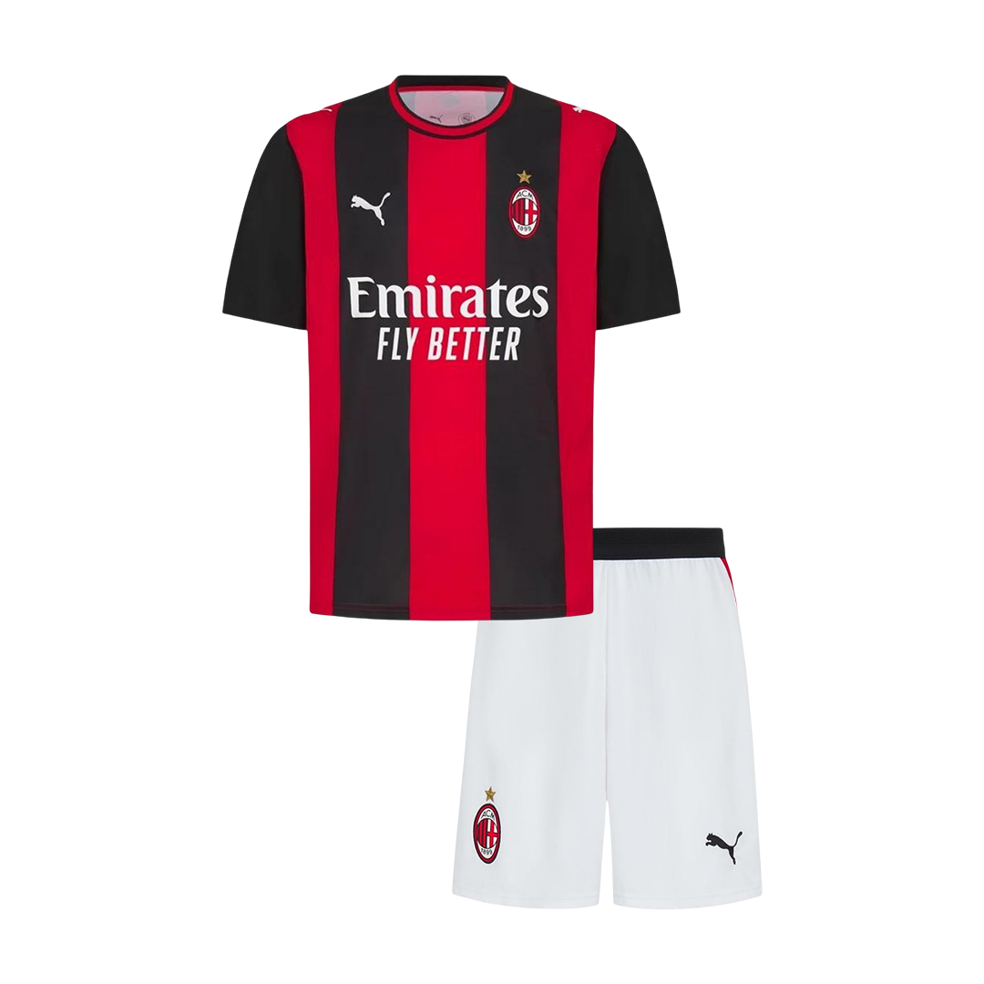 Kid's AC Milan 2026/27 Home Soccer Jersey Kit-New York Soccer Shop