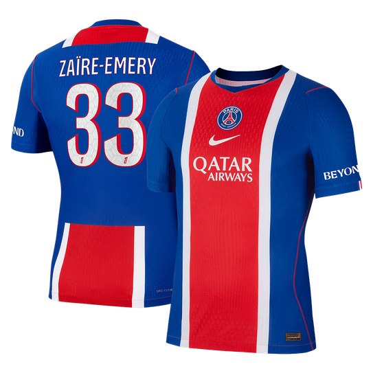 ZAÏRE-EMERY #33 Men's PSG 2026/27 Player Version Home Soccer Jersey-New York Soccer Shop