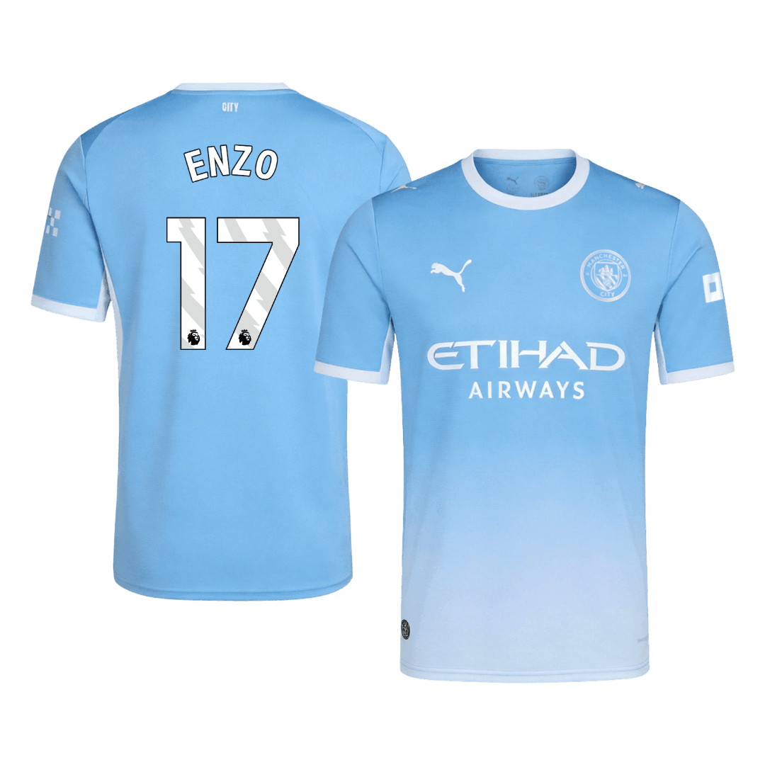ENZO #17 Men's Manchester City 2026/27 Home Soccer Jersey