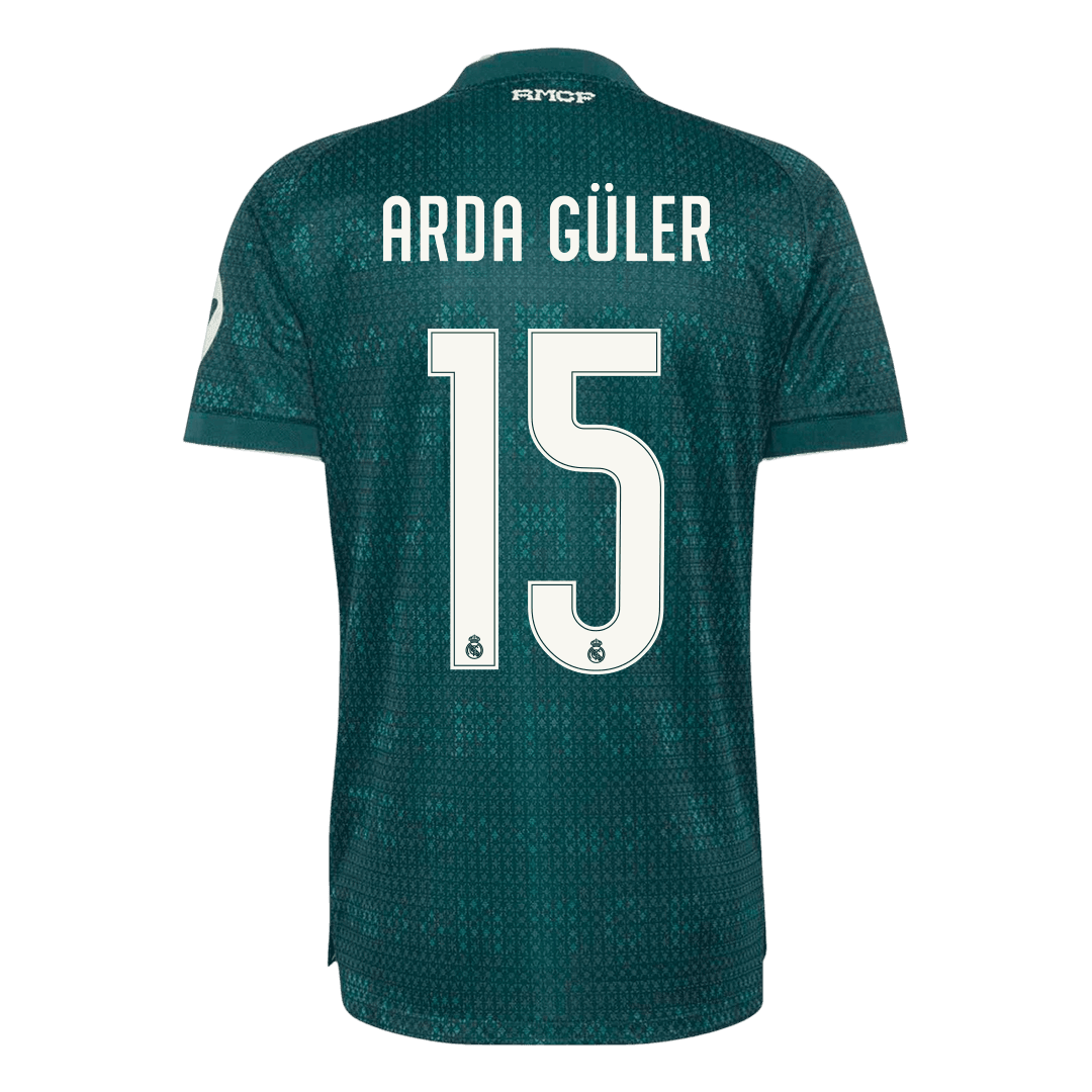 ARDA GÜLER #15 Men's Real Madrid 2026/27 Player Version Away Soccer Jersey-New York Soccer Shop