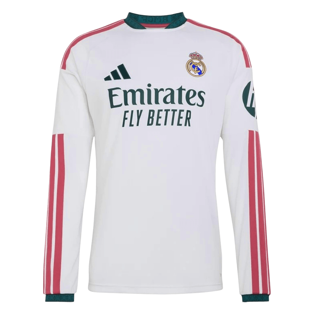 Men's Real Madrid 2026/27 Home Long Sleeve Soccer Jersey-New York Soccer Shop