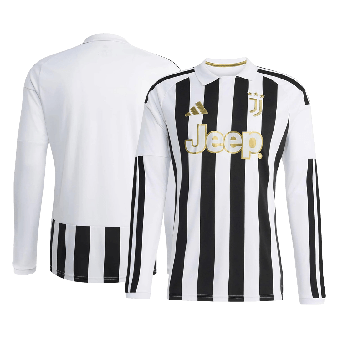 Men's Juventus 2026/27 Home Long Sleeve Soccer Jersey-New York Soccer Shop