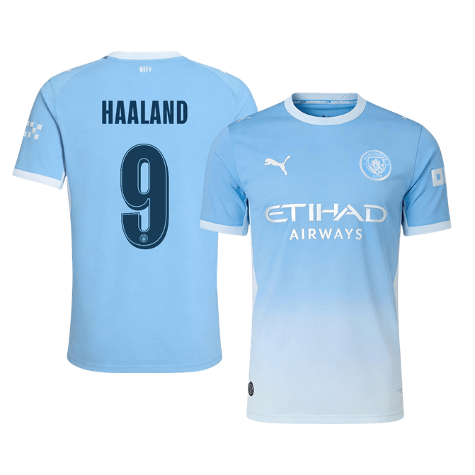 Manchester City Player Version Home Soccer Jersey 2026/27 - HAALAND #9 – UCL