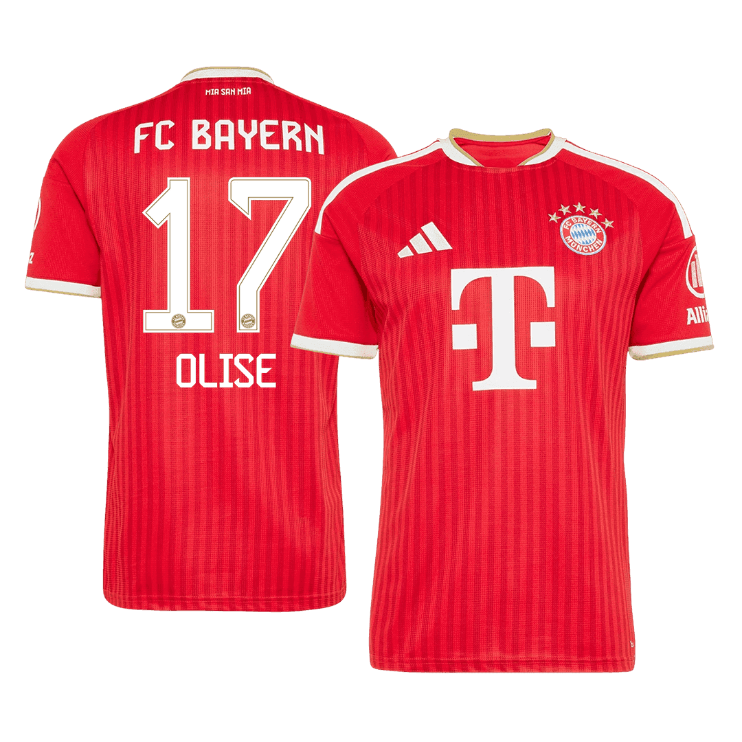 OLISE #17 Men's Bayern Munich 2026/27 Home Soccer Jersey-New York Soccer Shop