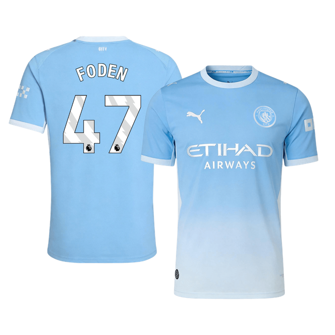Manchester City Player Version Home Soccer Jersey 2026/27 - FODEN #47 – UCL