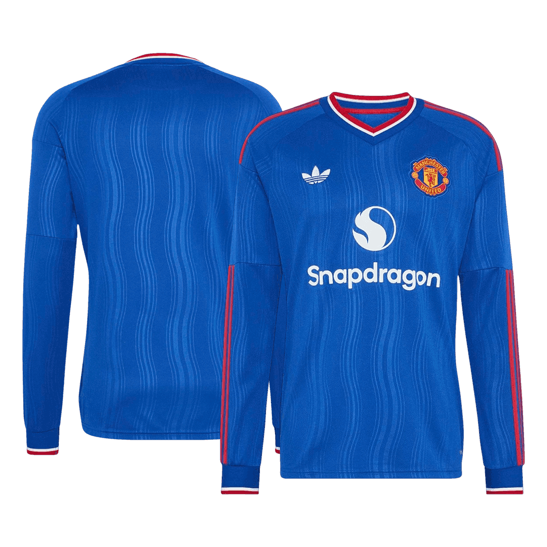 Men's Manchester United 2026/27 Away Long Sleeve Soccer Jersey-New York Soccer Shop