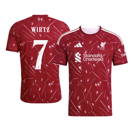 WIRTZ #7 Men's Liverpool UCL 2026/27 Player Version Home Soccer Jersey