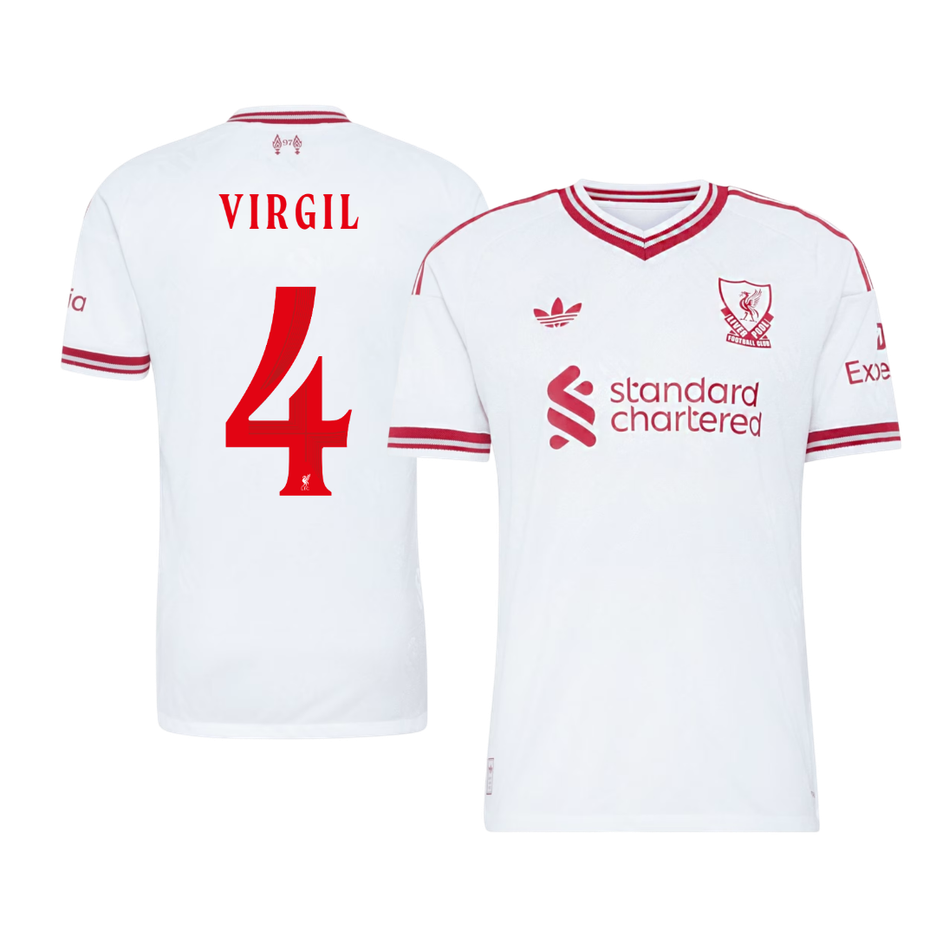 VIRGIL #4 Men's Liverpool 2026/27 Player Version Away Soccer Jersey