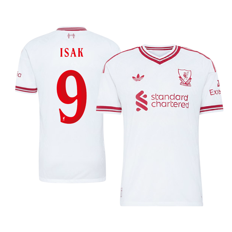 ISAK #9 Men's Liverpool 2026/27 Player Version Away Soccer Jersey