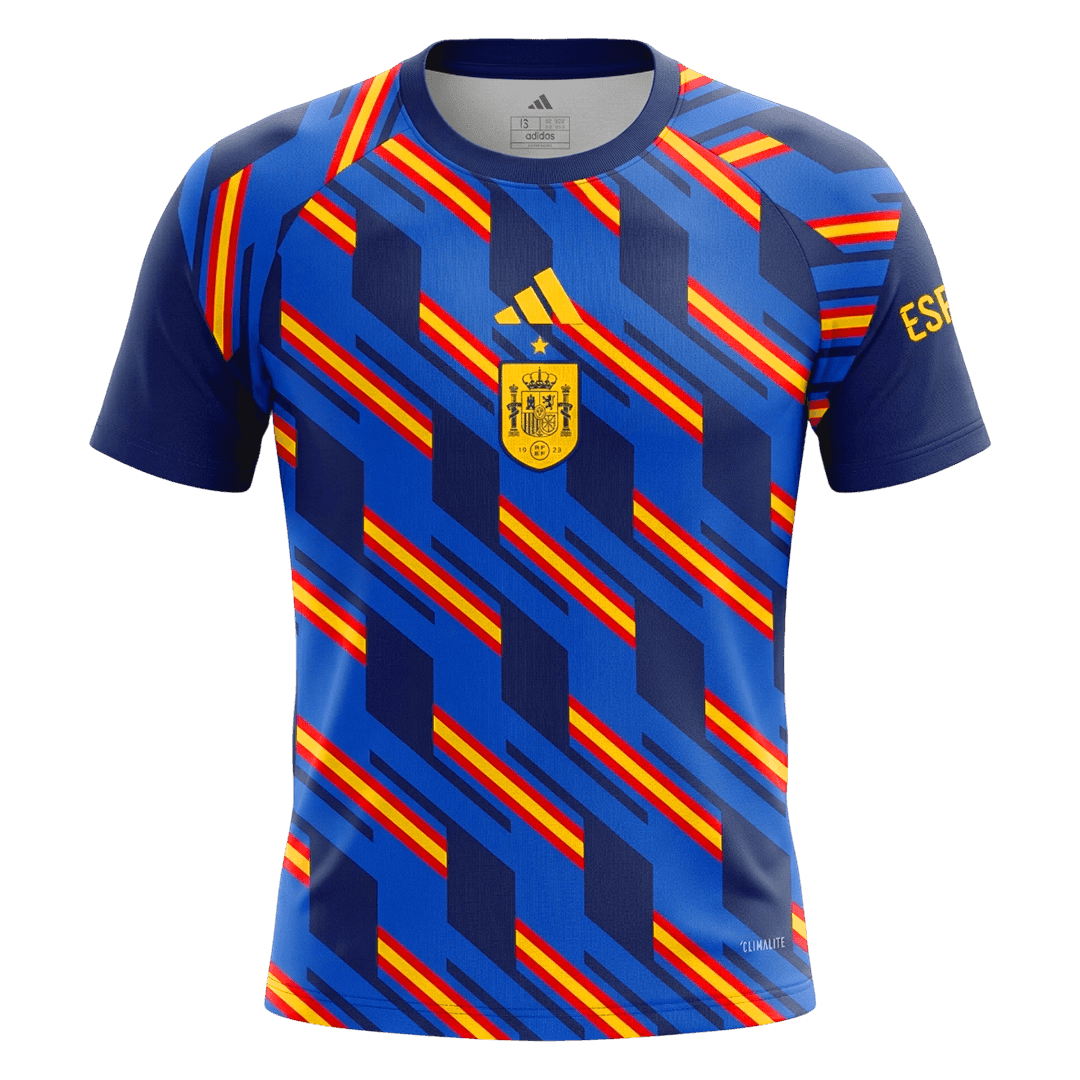 Men's Spain World Cup 2026 Pre-Match Soccer Jersey-New York Soccer Shop
