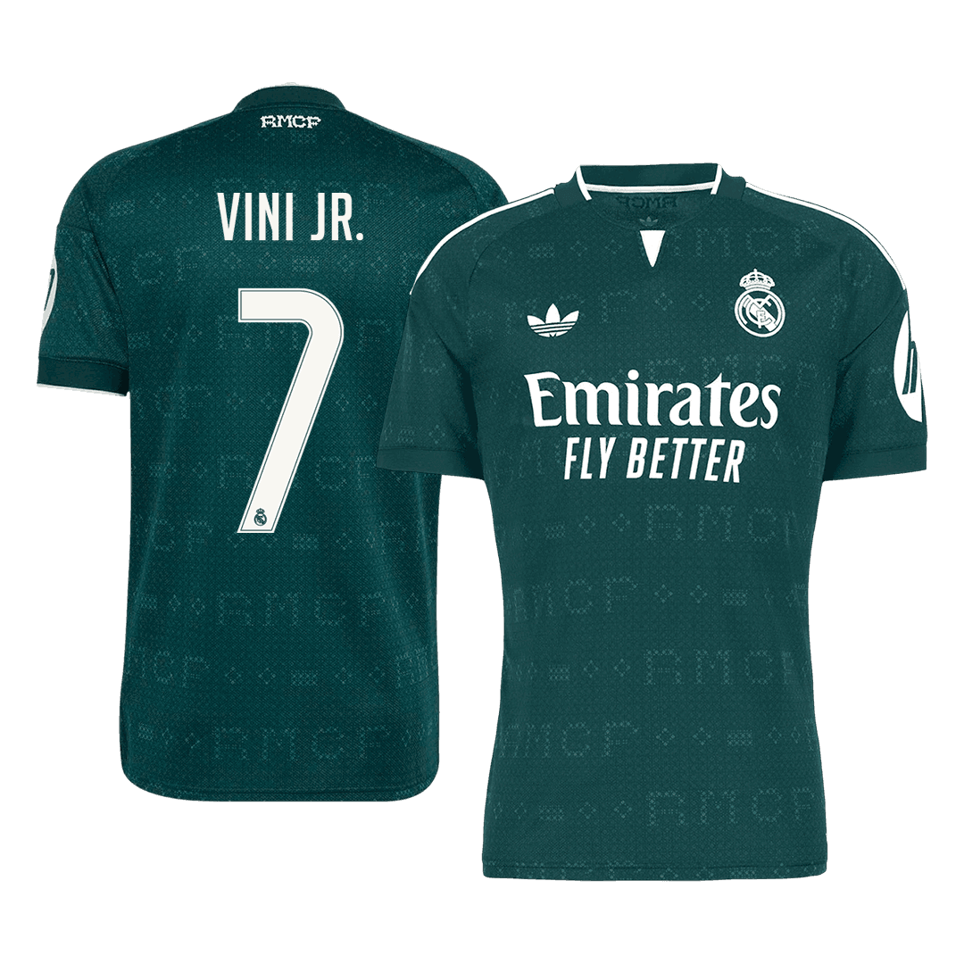 VINI JR. #7 Men's Real Madrid 2026/27 Away Soccer Jersey-New York Soccer Shop