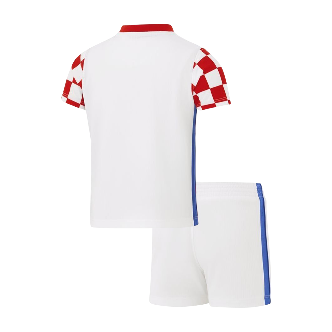 Kid's Croatia World Cup 2026 Home Soccer Jersey Kit