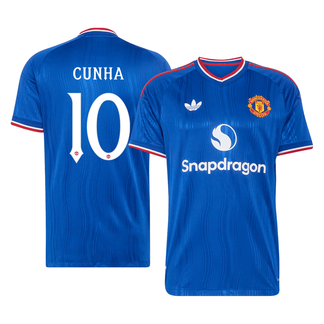 Manchester United 2026/27 UCL Away Soccer Jersey – CUNHA #10