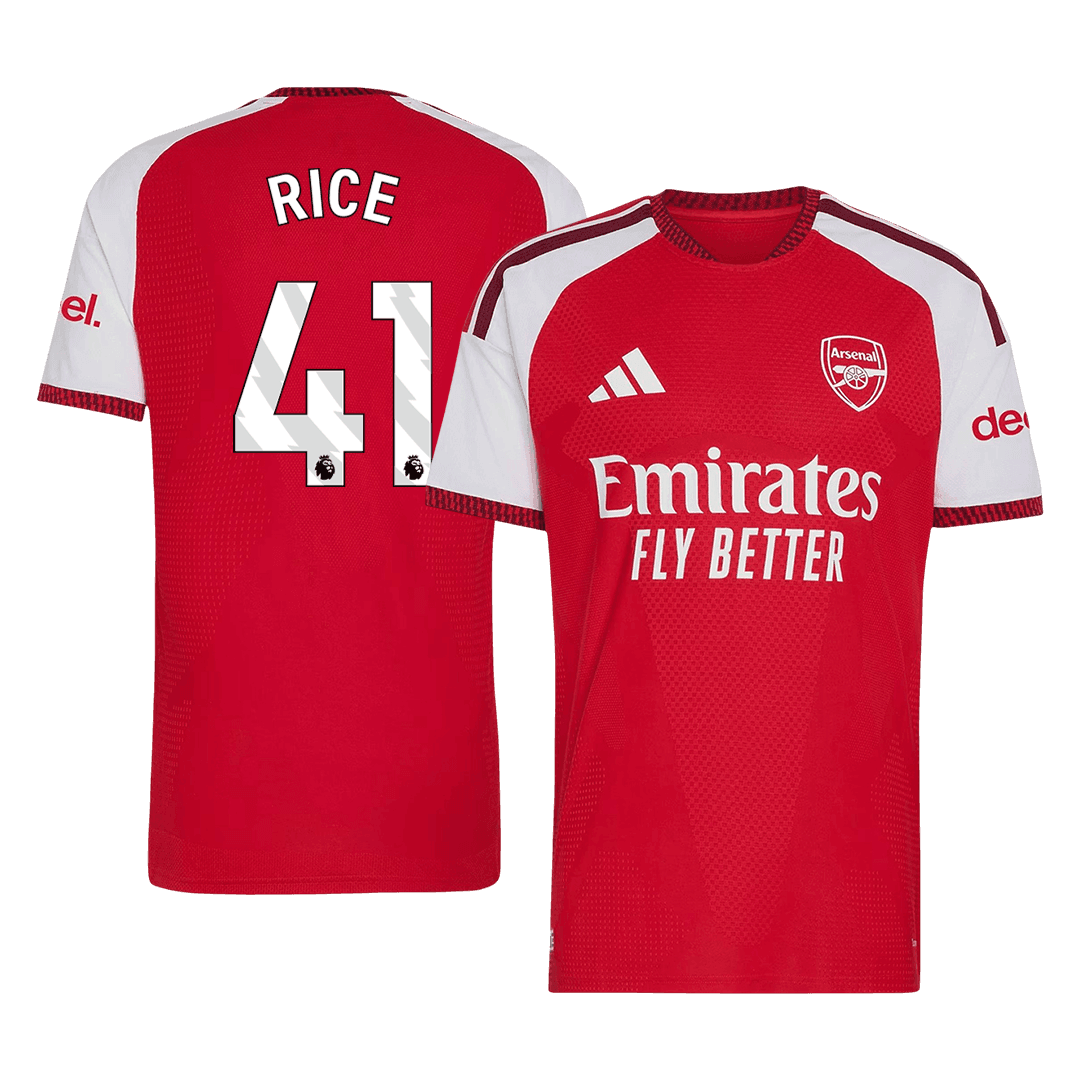 RICE #41 Men's Arsenal UCL 2026/27 Player Version Home Soccer Jersey-New York Soccer Shop