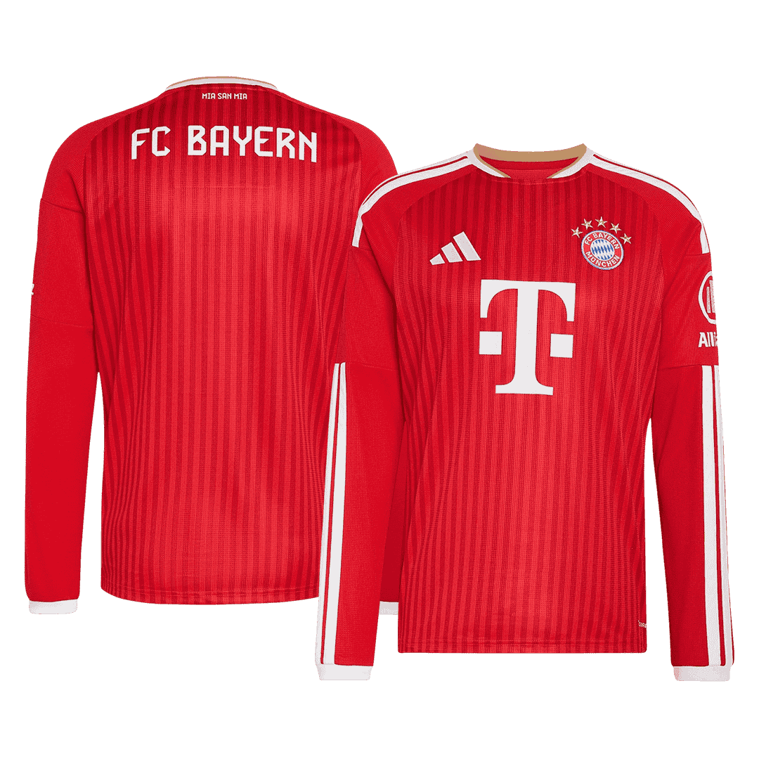 Men's Bayern Munich 2026/27 Home Long Sleeve Soccer Jersey-New York Soccer Shop