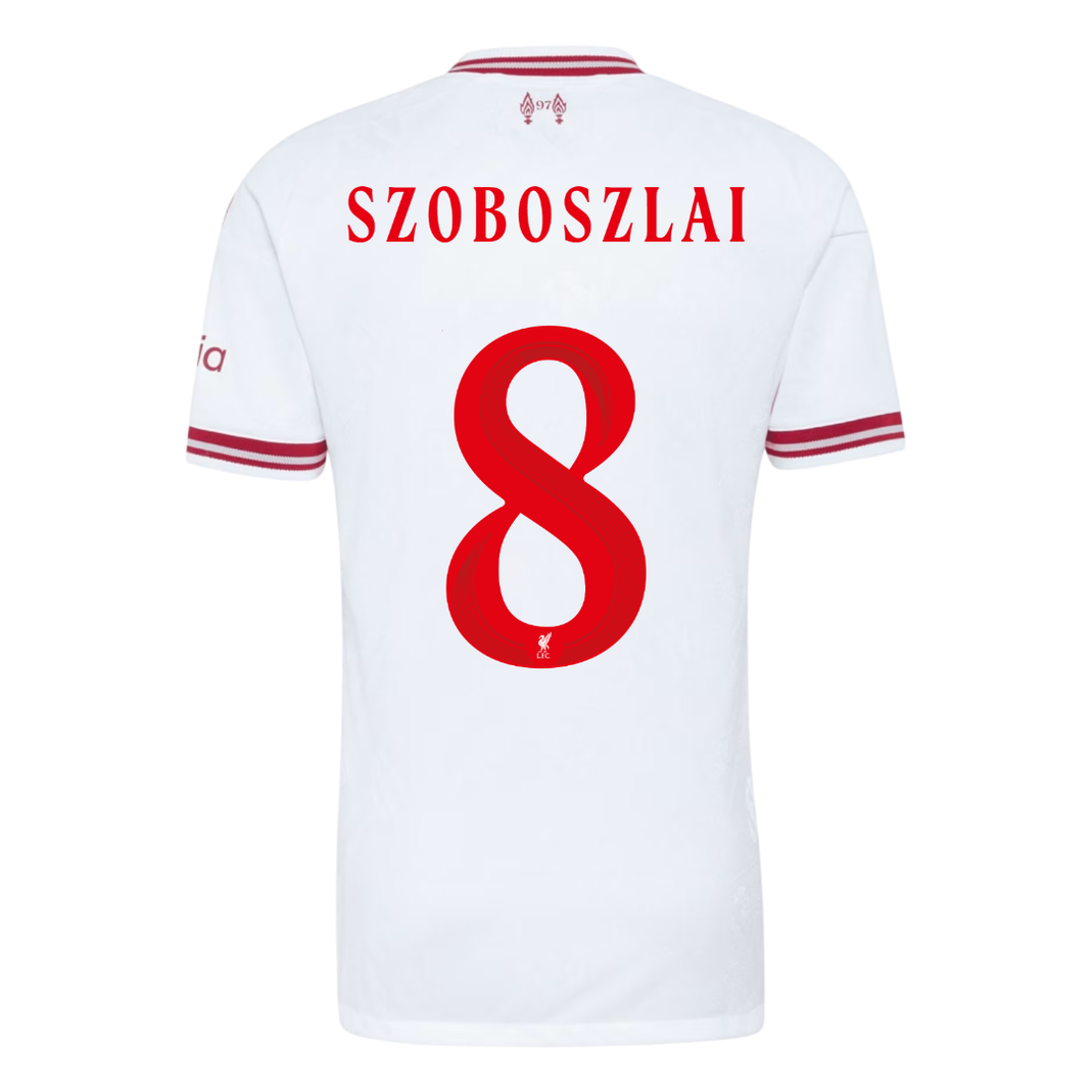 SZOBOSZLAI #8 Men's Liverpool UCL 2026/27 Player Version Away Soccer Jersey
