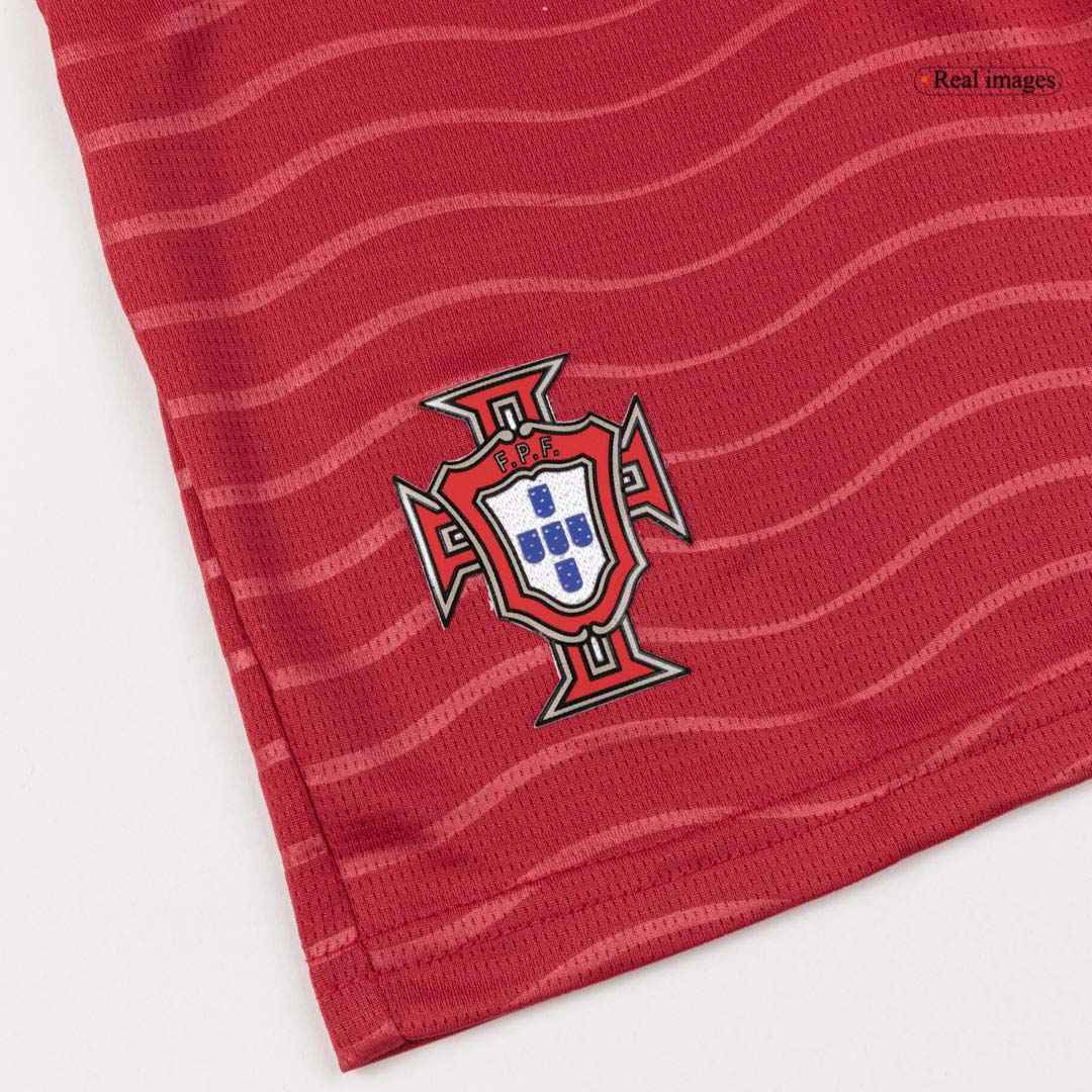 Kid's B. FERNANDES #8 Portugal World Cup 2026 Home Soccer Jersey Kit [PREMIUM]