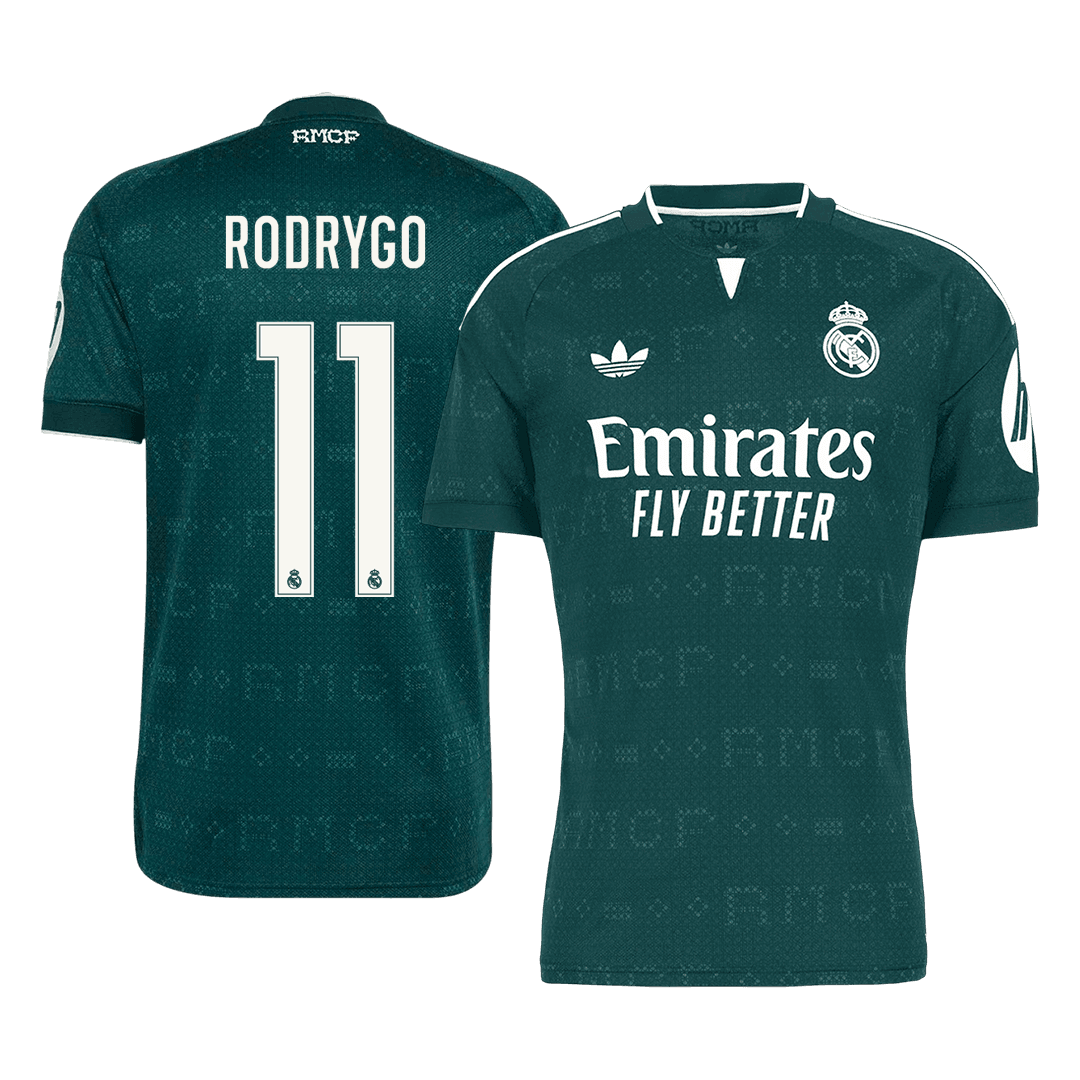 RODRYGO #11 Men's Real Madrid 2026/27 Away Soccer Jersey-New York Soccer Shop