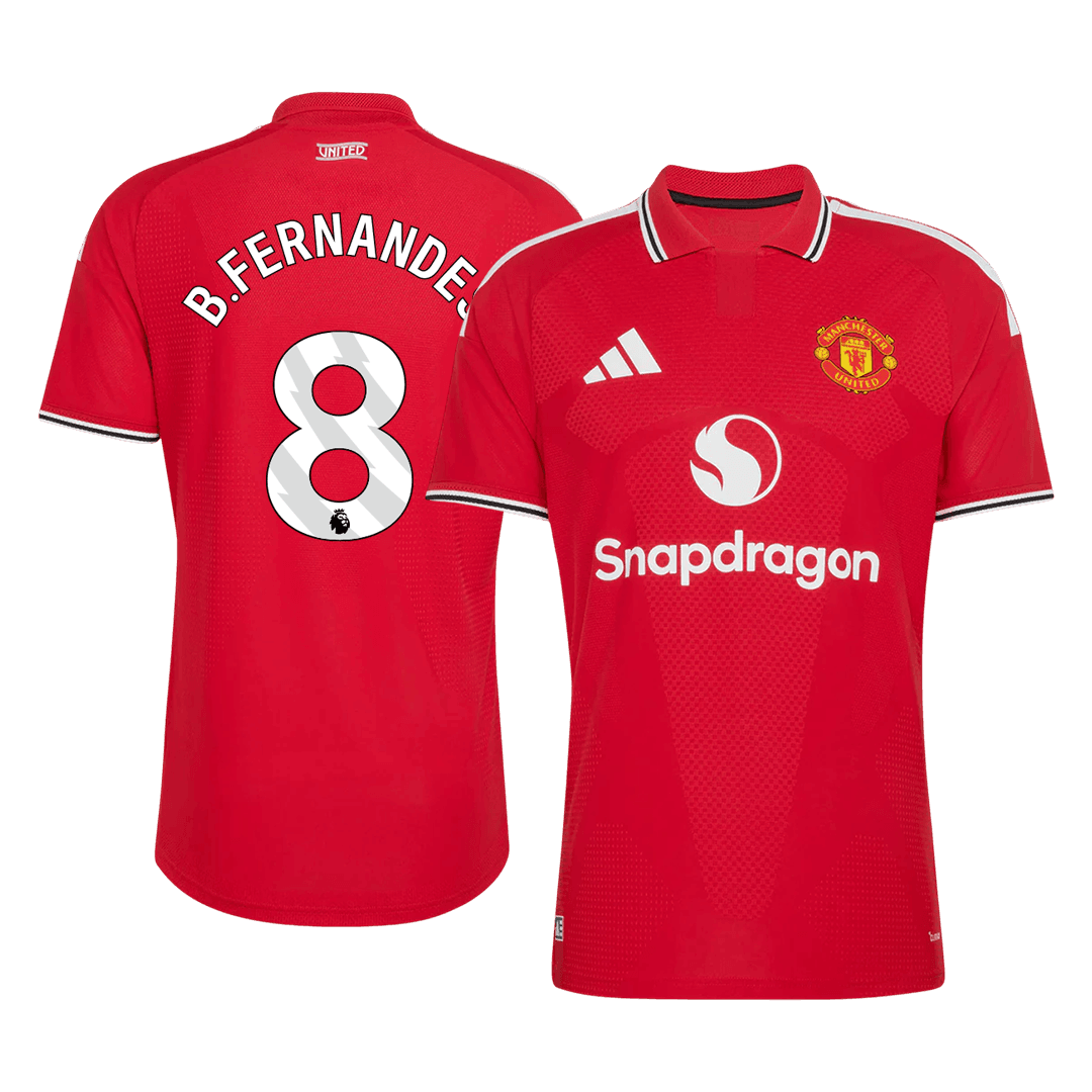 B. FERNANDES #8 Men's Manchester United UCL 2026/27 Player Version Home Soccer Jersey-New York Soccer Shop