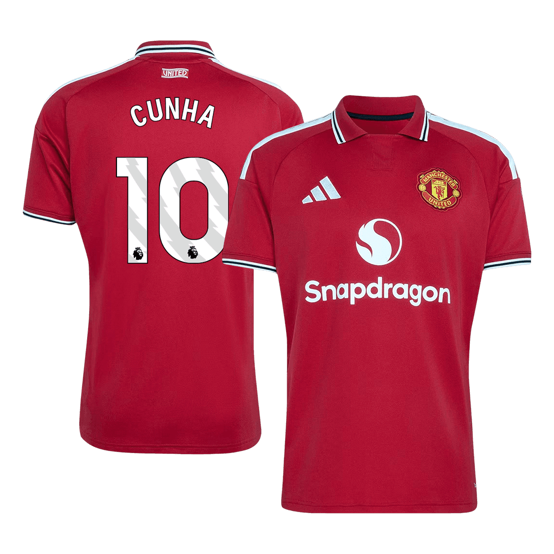 CUNHA #10 Men's Manchester United UCL 2026/27 Home Soccer Jersey-New York Soccer Shop