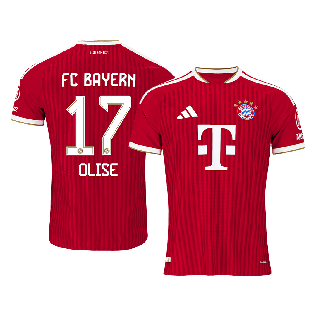 OLISE #17 Men's Bayern Munich 2026/27 Player Version Home Soccer Jersey-New York Soccer Shop