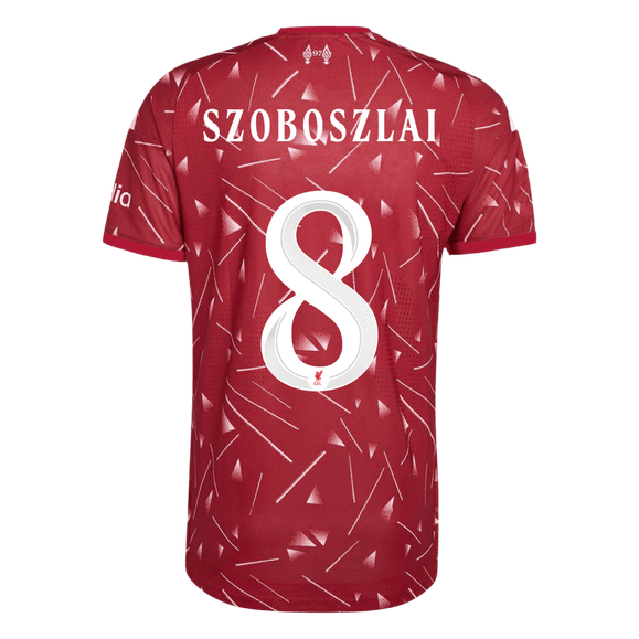 SZOBOSZLAI #8 Men's Liverpool 2026/27 Player Version Home Soccer Jersey
