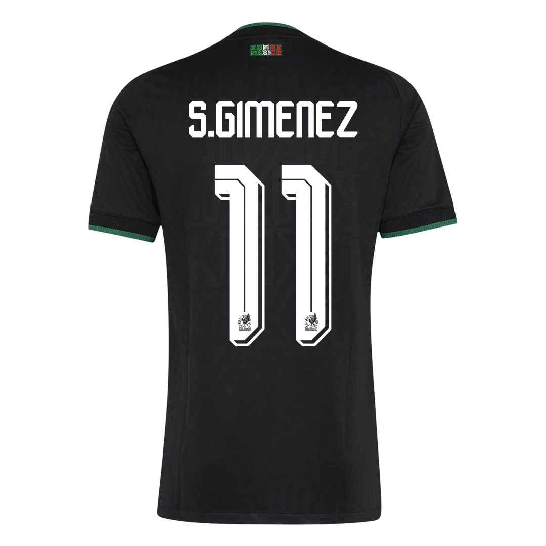 S.GIMENEZ #11 Men's Mexico World Cup 2026 Player Version Third Away Soccer Jersey - Slim Fit