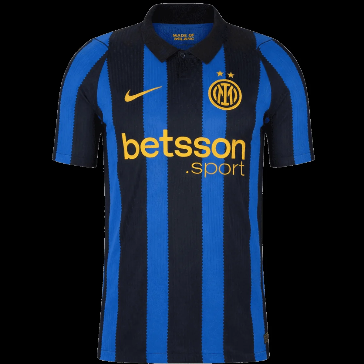 Inter Milan 2026/27 home soccer jersey presented against a plain background