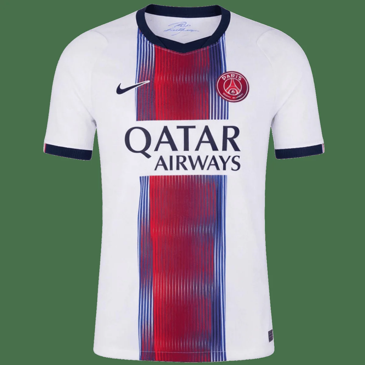 PSG 2026/27 away player-style soccer jersey displayed on a plain background