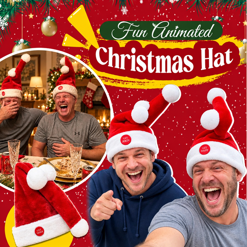 The Animated Christmas Hat That Steals the Show