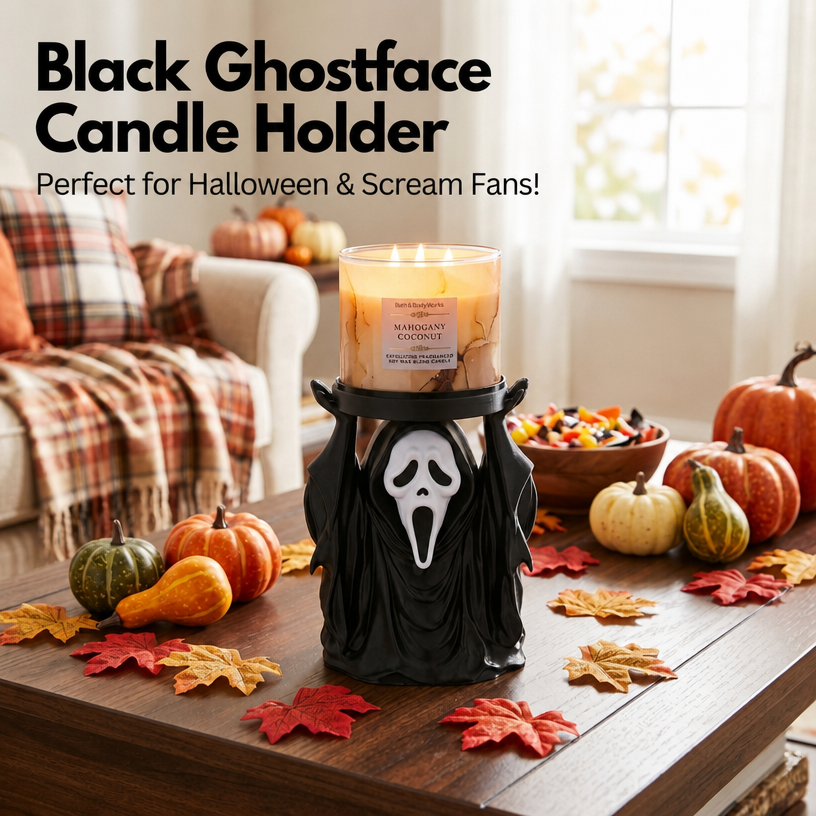 Horror candle holder display