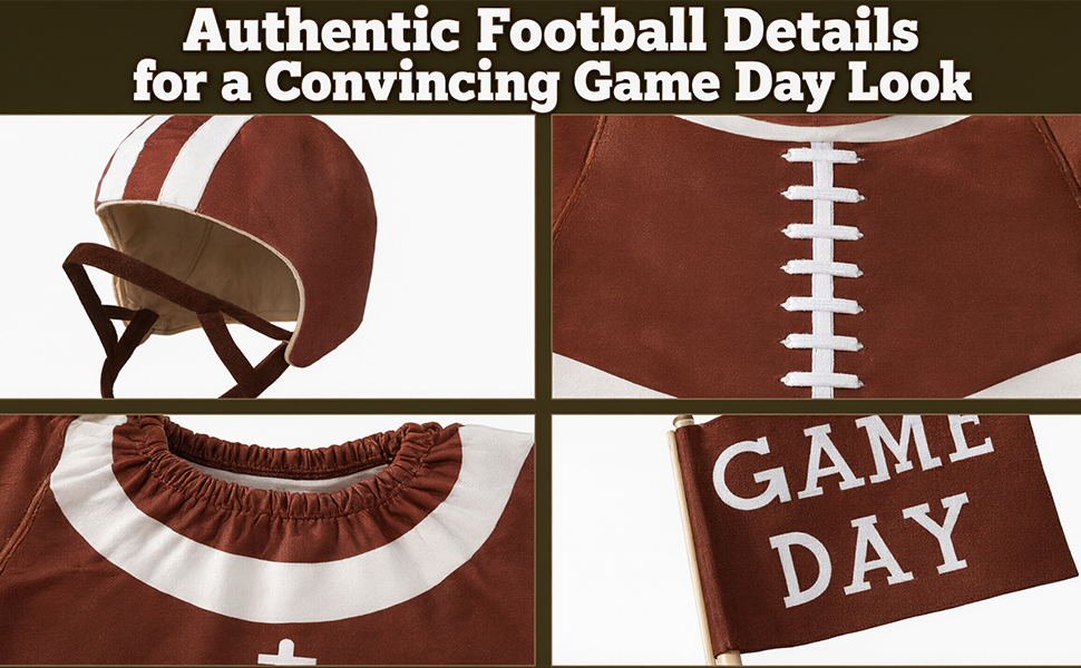 Porch goose football outfit