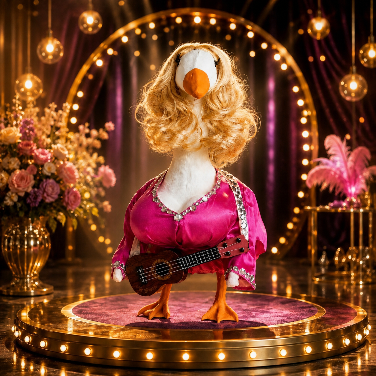 💕 "We Will Always Love You" – Dolly Tribute Goose Outfit Set