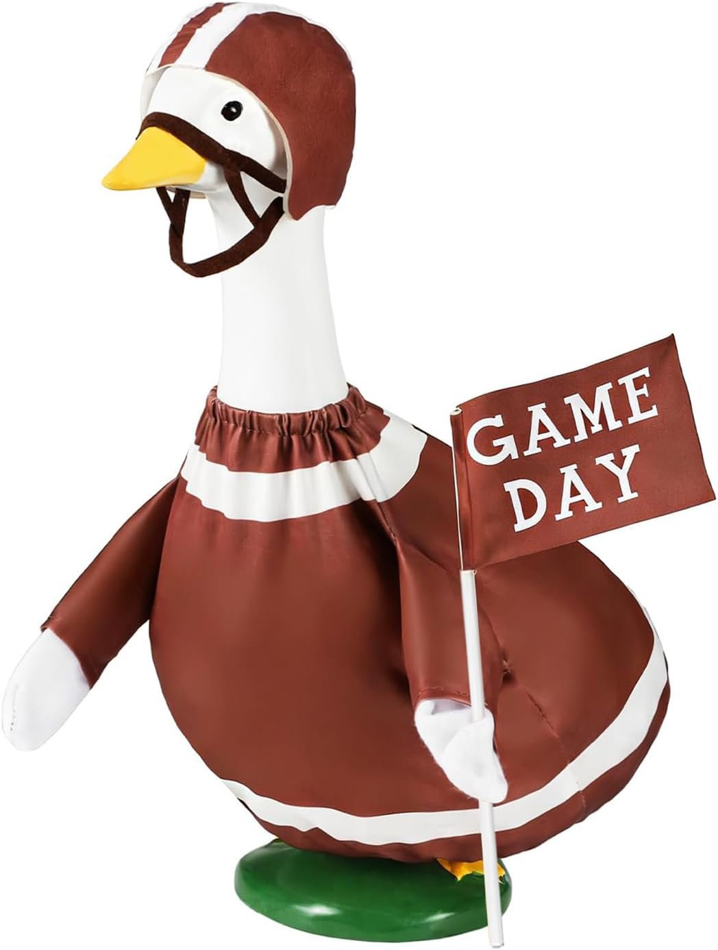 Football Porch Goose Outfit Game Day Clothes for 23'' Lawn Goose