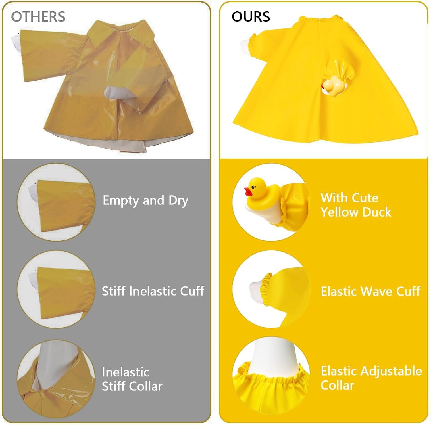 Porch Goose Raincoat Outfit for 23 Inch Goose Statue, Garden Decor Clothing