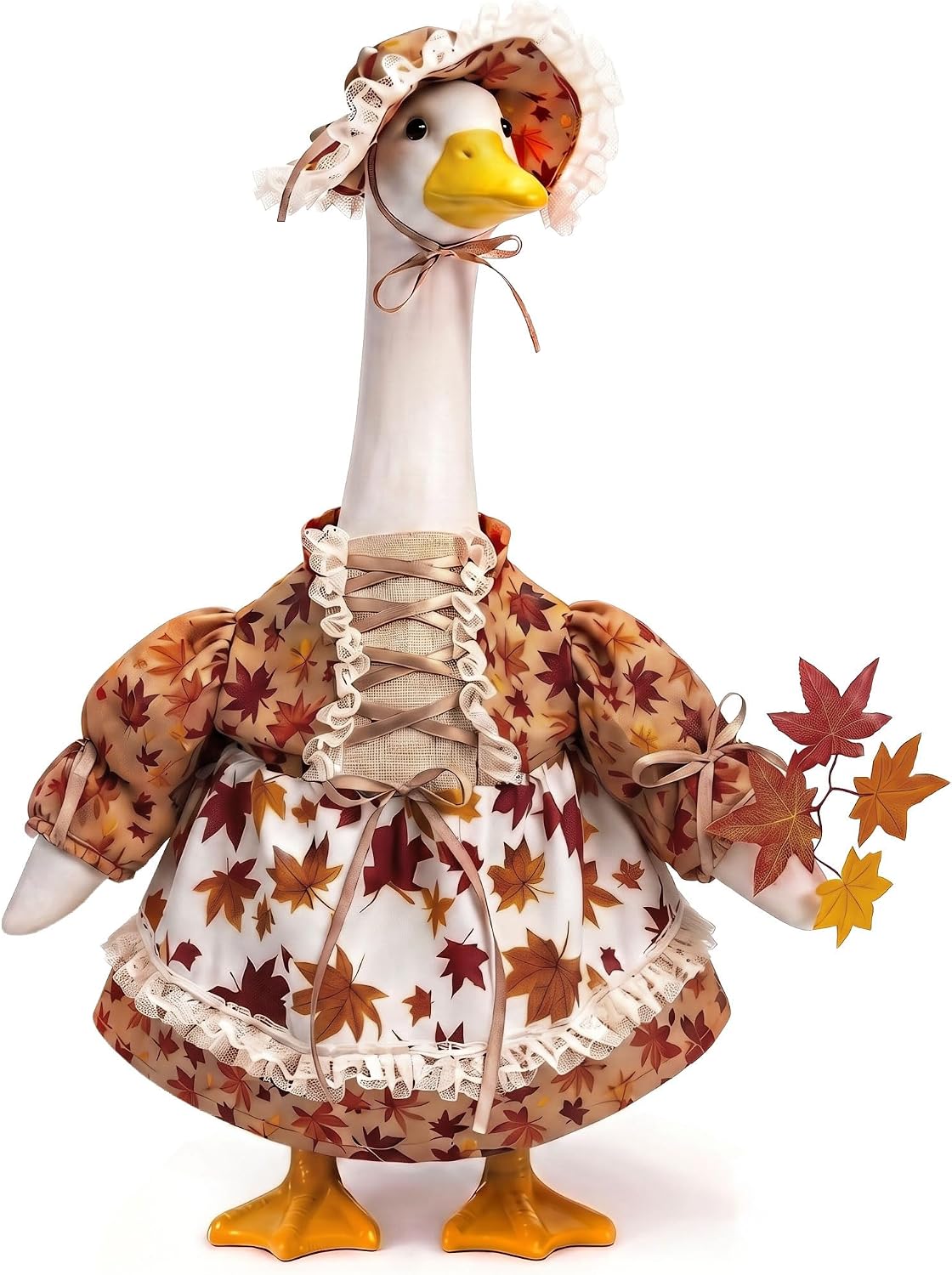 Fall Porch Goose Outfits Fits 23" Garden Yard Patio Goose Statue