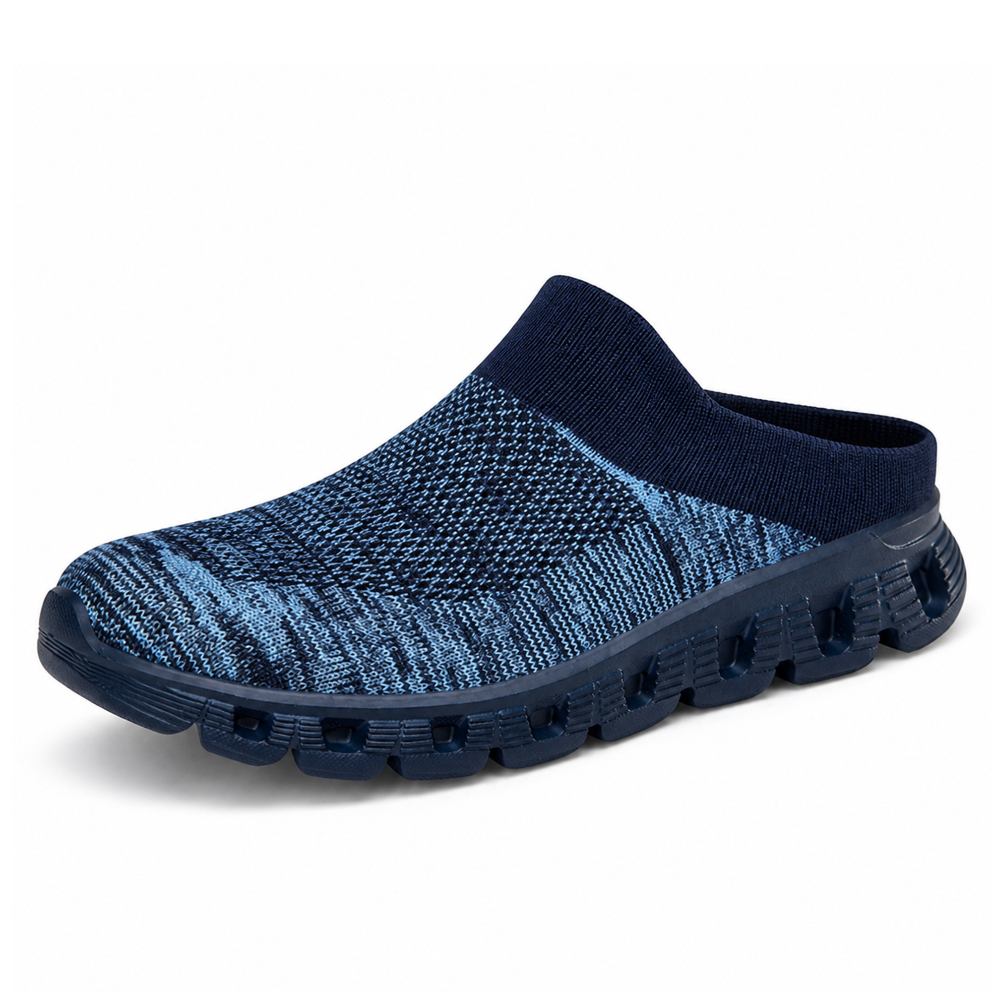 Glide — Men's Stretch-Knit Backless Slip-On Sneakers